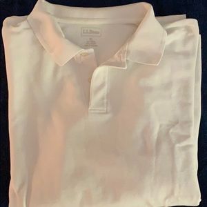 Men’s long sleeve cotton polo